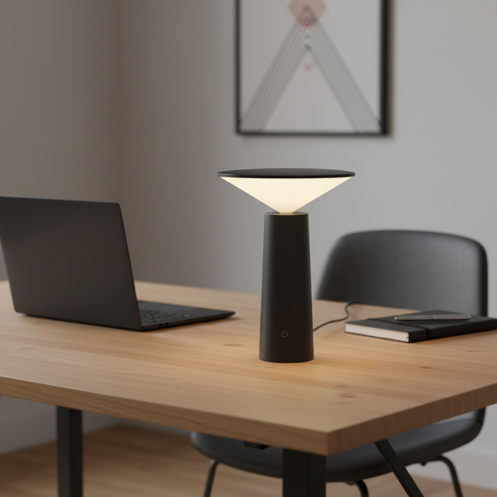 Zelqui HaloBeam, Modern USB Rechargeable Accent Lamp
