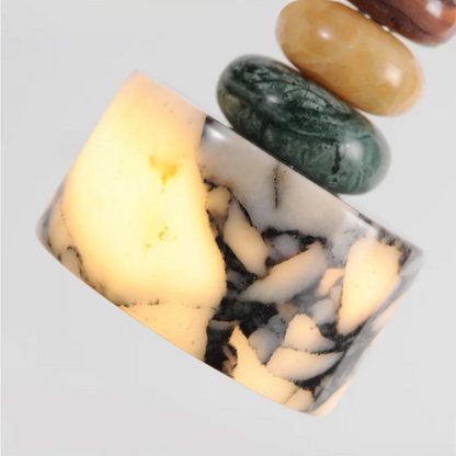 Zelqui MarbelaGlow, Artistic Stone & Marble Pendant Light