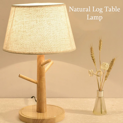Zelqui LumoNordic, Wood & Linen Ambient Lamp