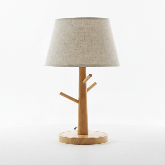 Zelqui LumoNordic, Wood & Linen Ambient Lamp